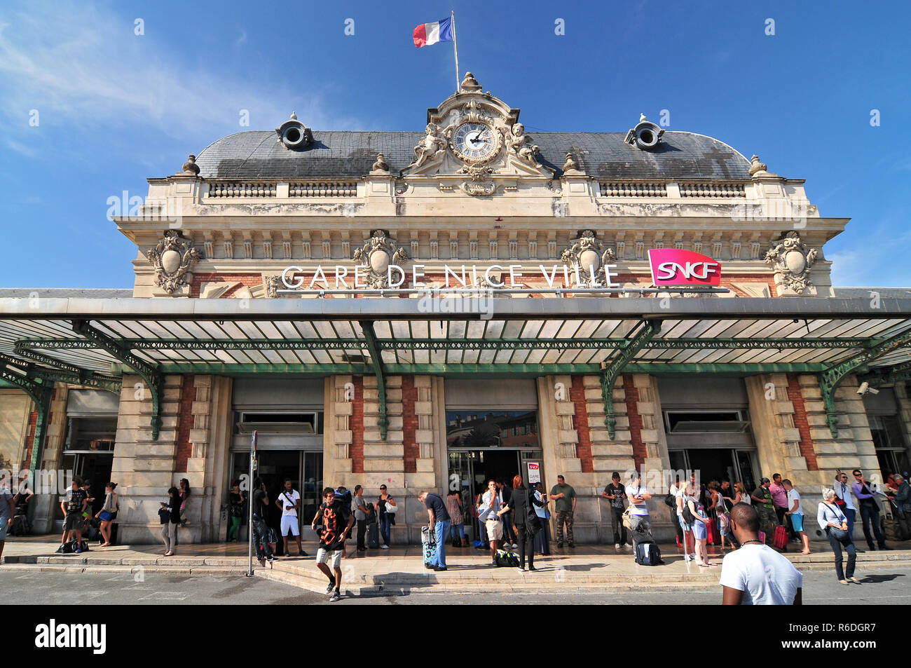 Gare de Nice Ville Banque D'Images
