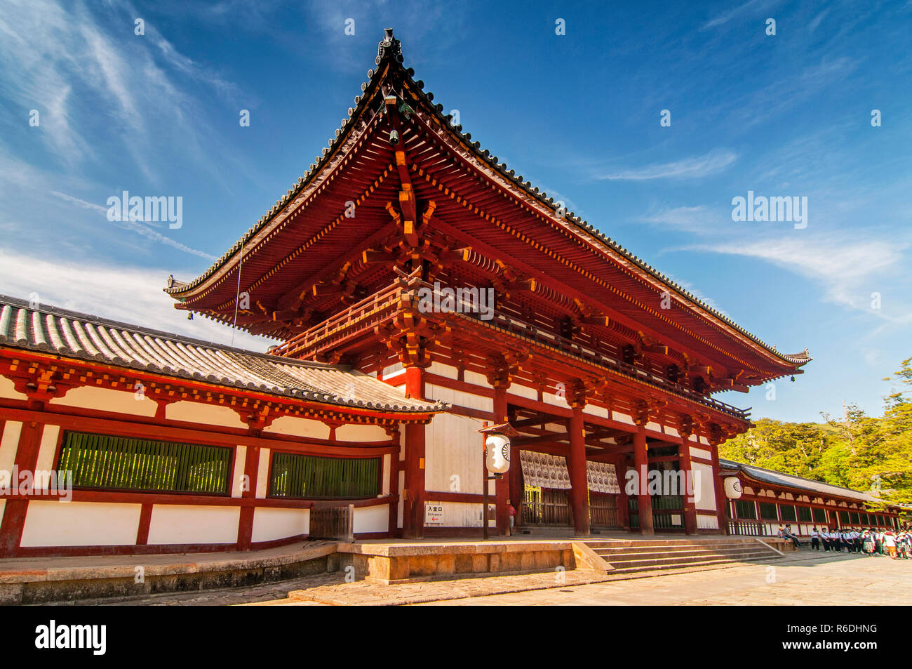 Temple Todai-Ji (Grand Temple de l'Est), Nara-Shi, Préfecture de Nara, région du Kansai, Japon Banque D'Images