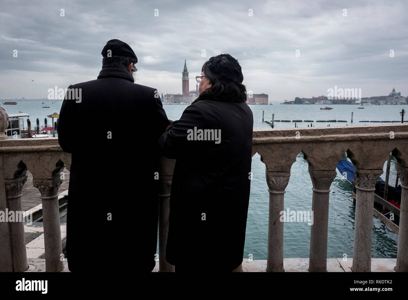 Venise, le Portugal - 11 décembre 2017 : Venise seascape Banque D'Images