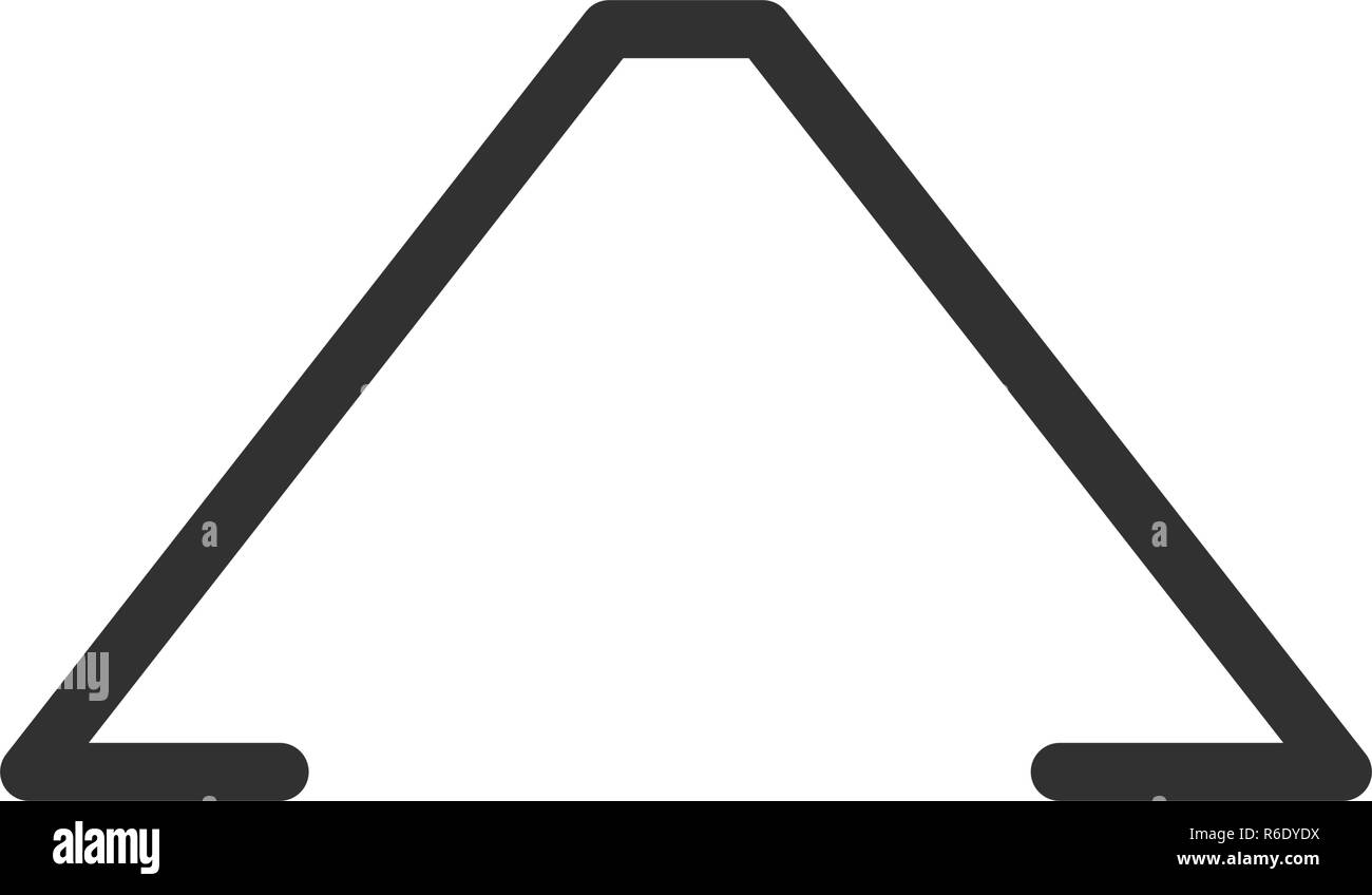Le minimalisme style isométrique un linéaire lettre logo , pour l'entreprise. vector illustration isolé sur blanc. backgroound Illustration de Vecteur