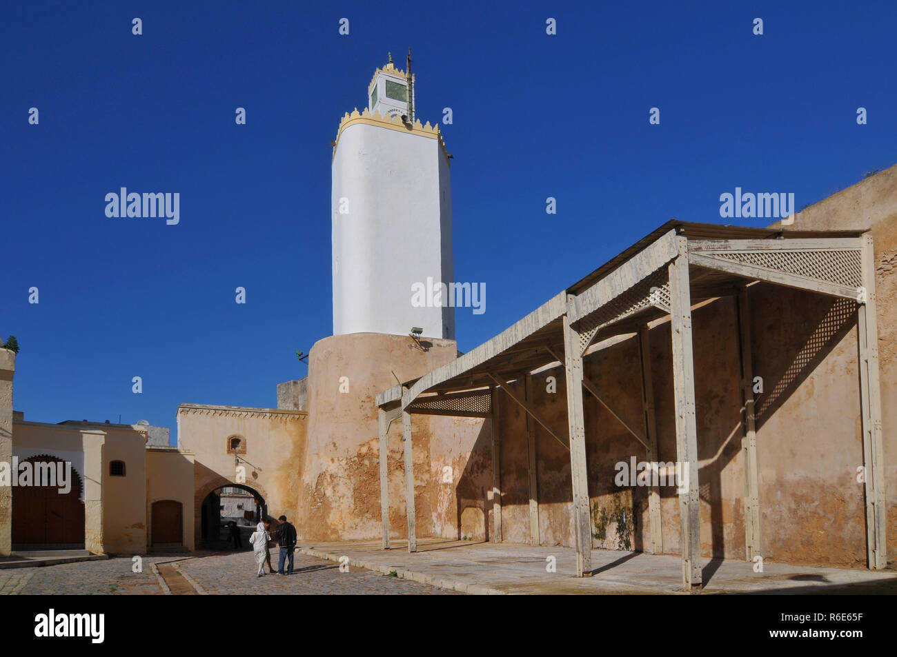 Grande mosquée ancienne cité portugaise El Jadida, Maroc Banque D'Images