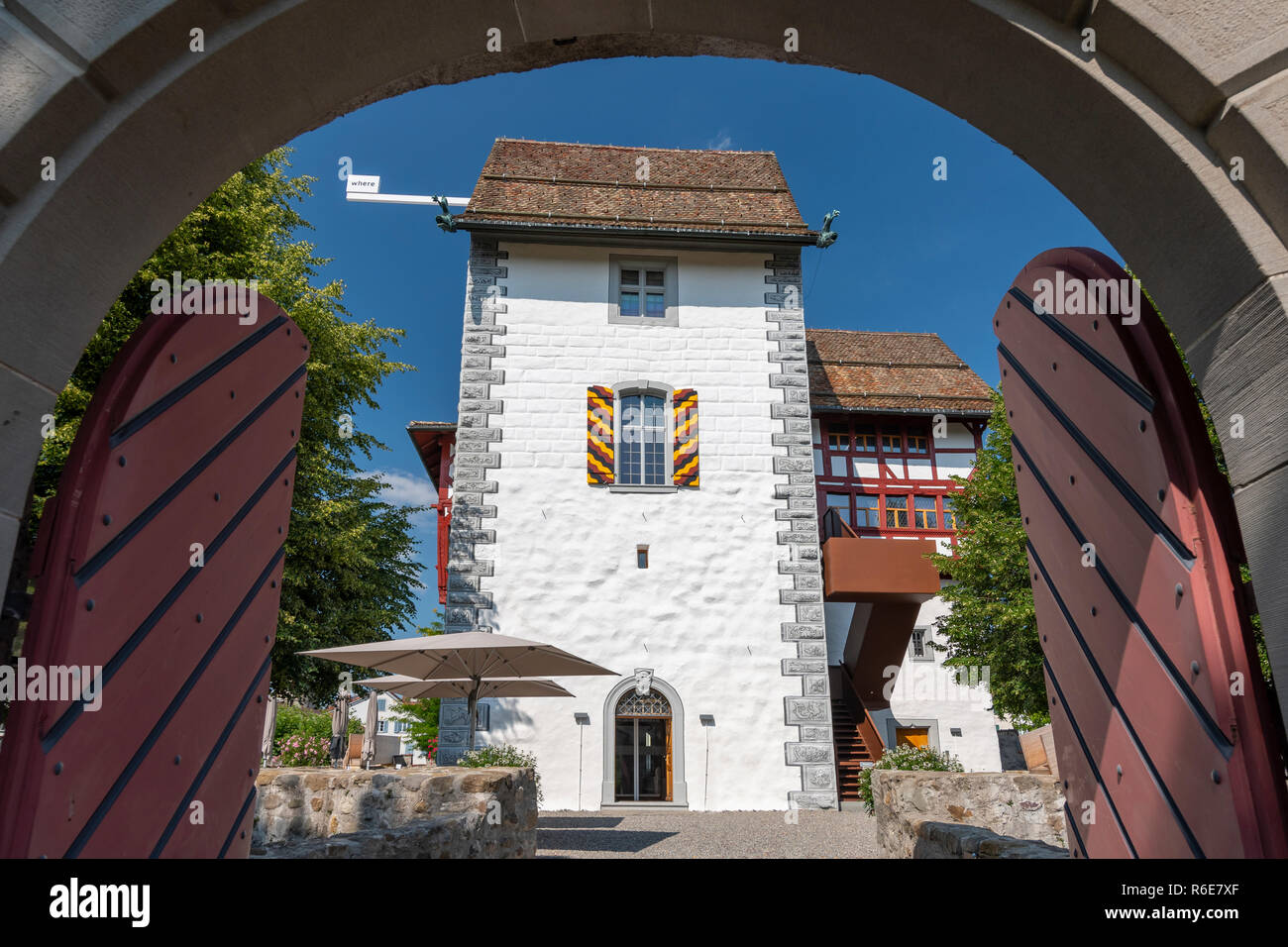 Zug château, un château dans la municipalité de Zoug du canton de Zoug en Suisse Banque D'Images