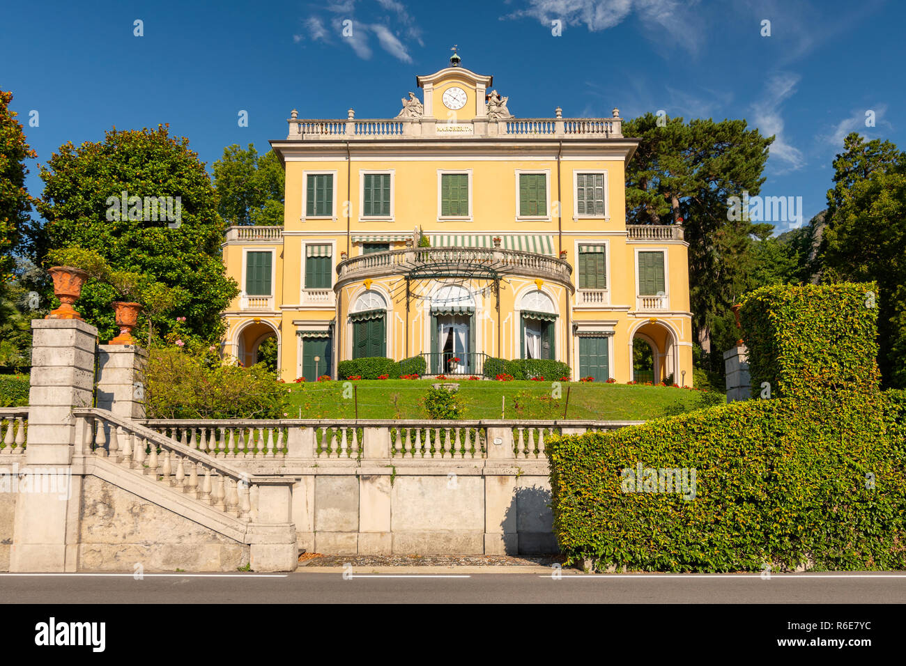 La Villa Margherita Grande remonte à la 1750S et est, en fait, où le célèbre compositeur italien Giuseppe Verdi passé composé et La Traviata, Grian Banque D'Images