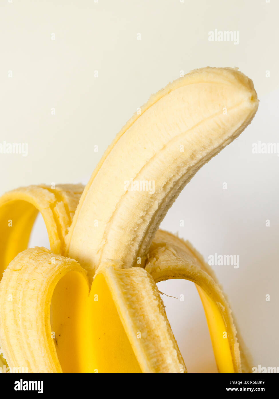 Close up de bananes épluchées Banque D'Images