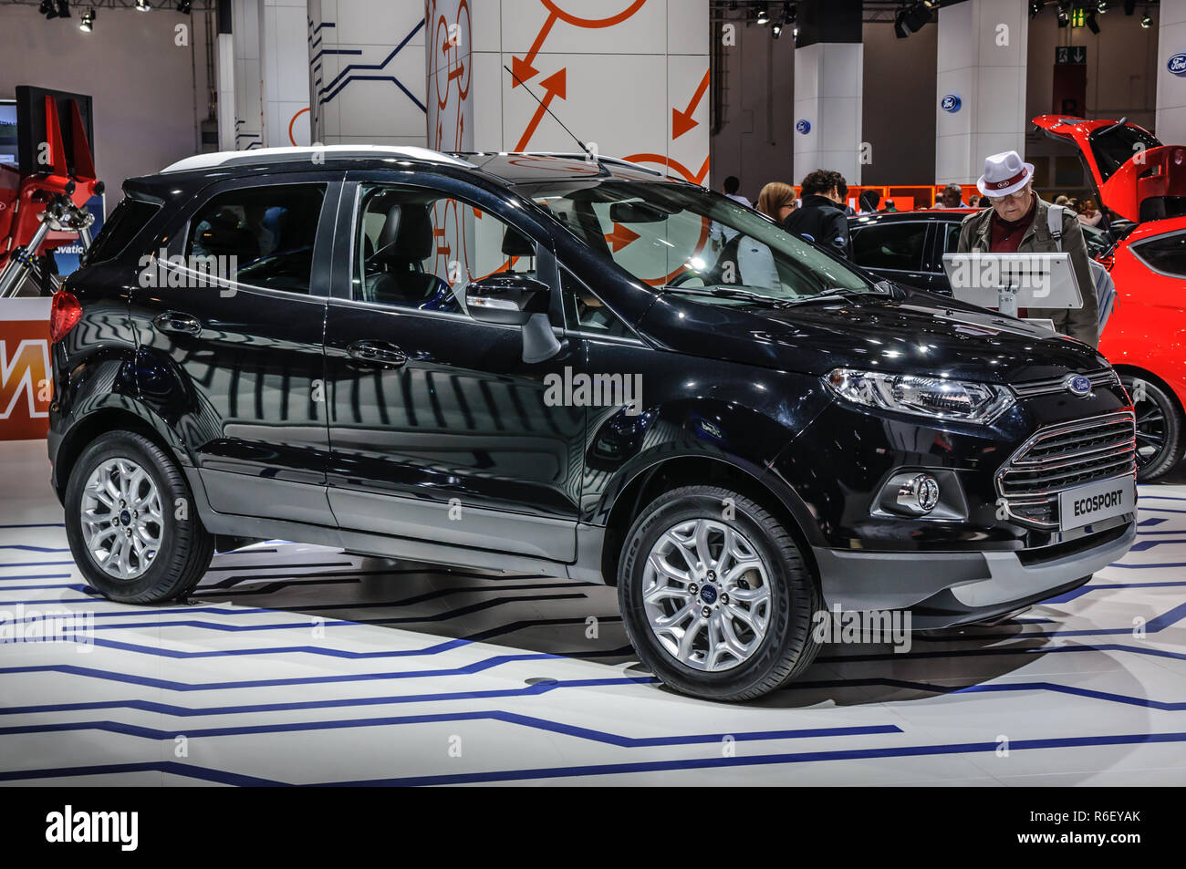 Francfort - Sept 2015 : Ford Ecosport présenté à l'IAA International Motor Show le 20 septembre 2015 à Francfort, Allemagne Banque D'Images