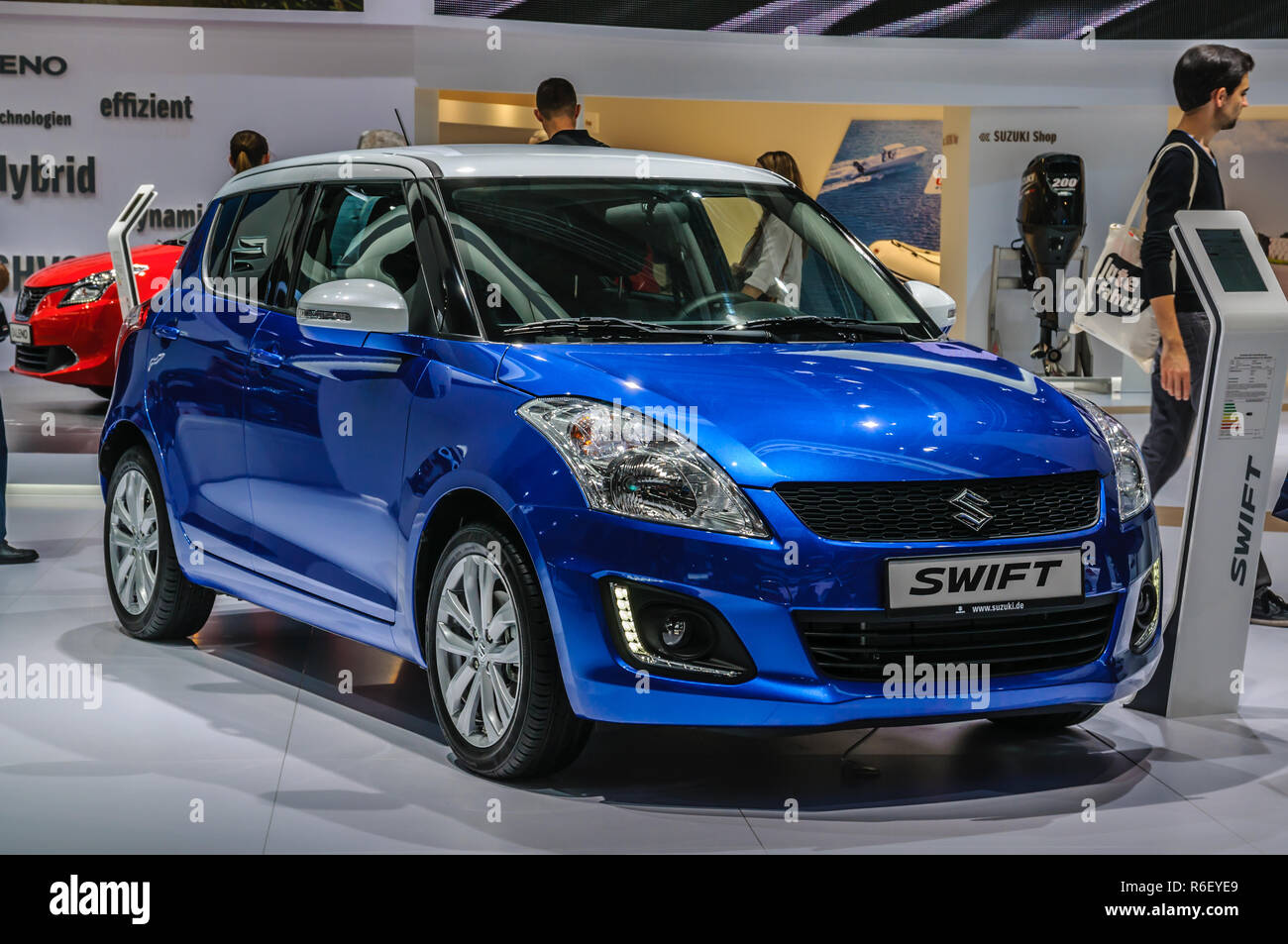 Francfort - Sept 2015 : Suzuki Swift présenté à l'IAA International Motor Show le 20 septembre 2015 à Francfort, Allemagne Banque D'Images