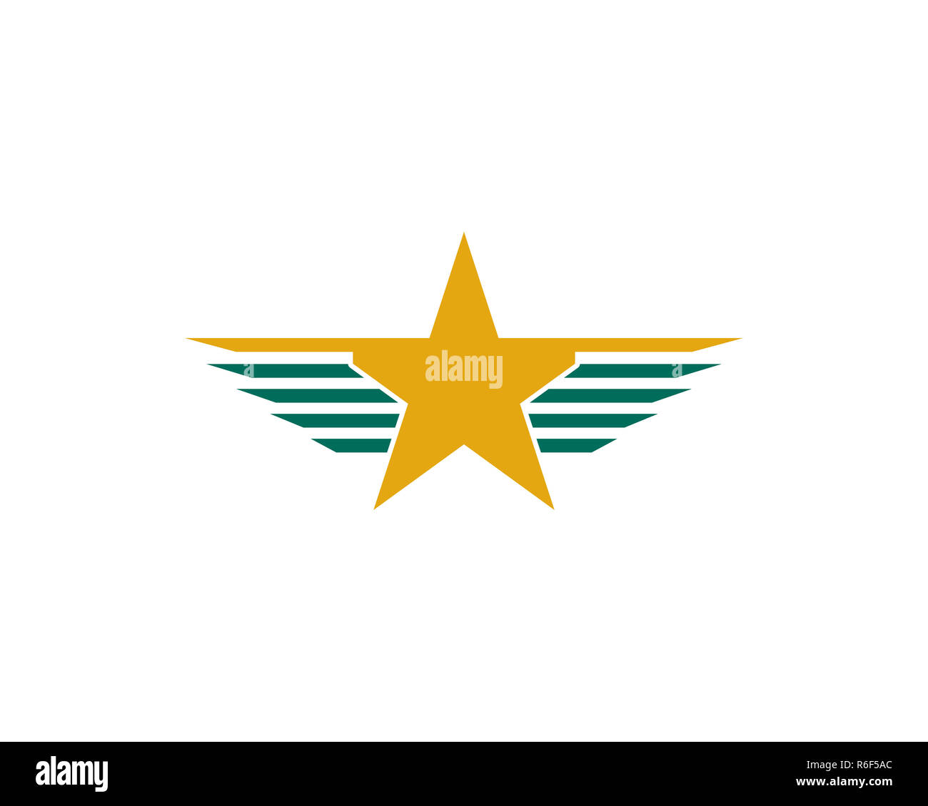 Logo star wing Banque D'Images