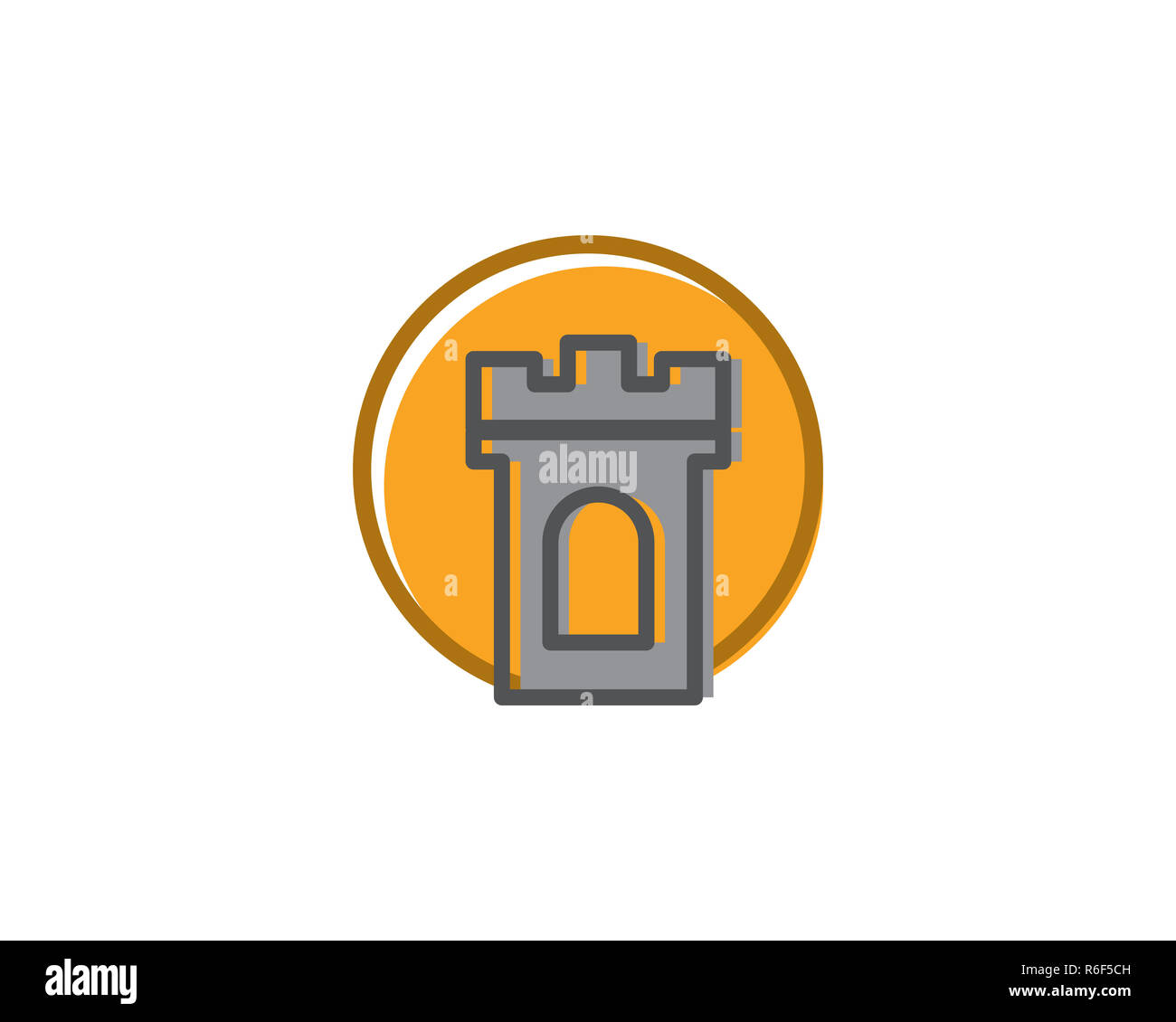 Logo Sun castle Banque D'Images