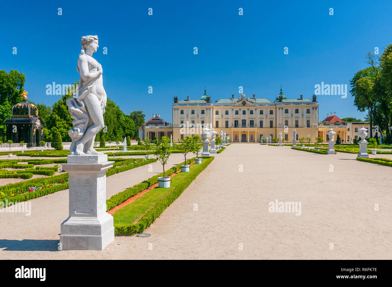 Résidence historique de magnat polonais Klemens Branicki, Palais Branicki à Bialystok, Pologne Banque D'Images