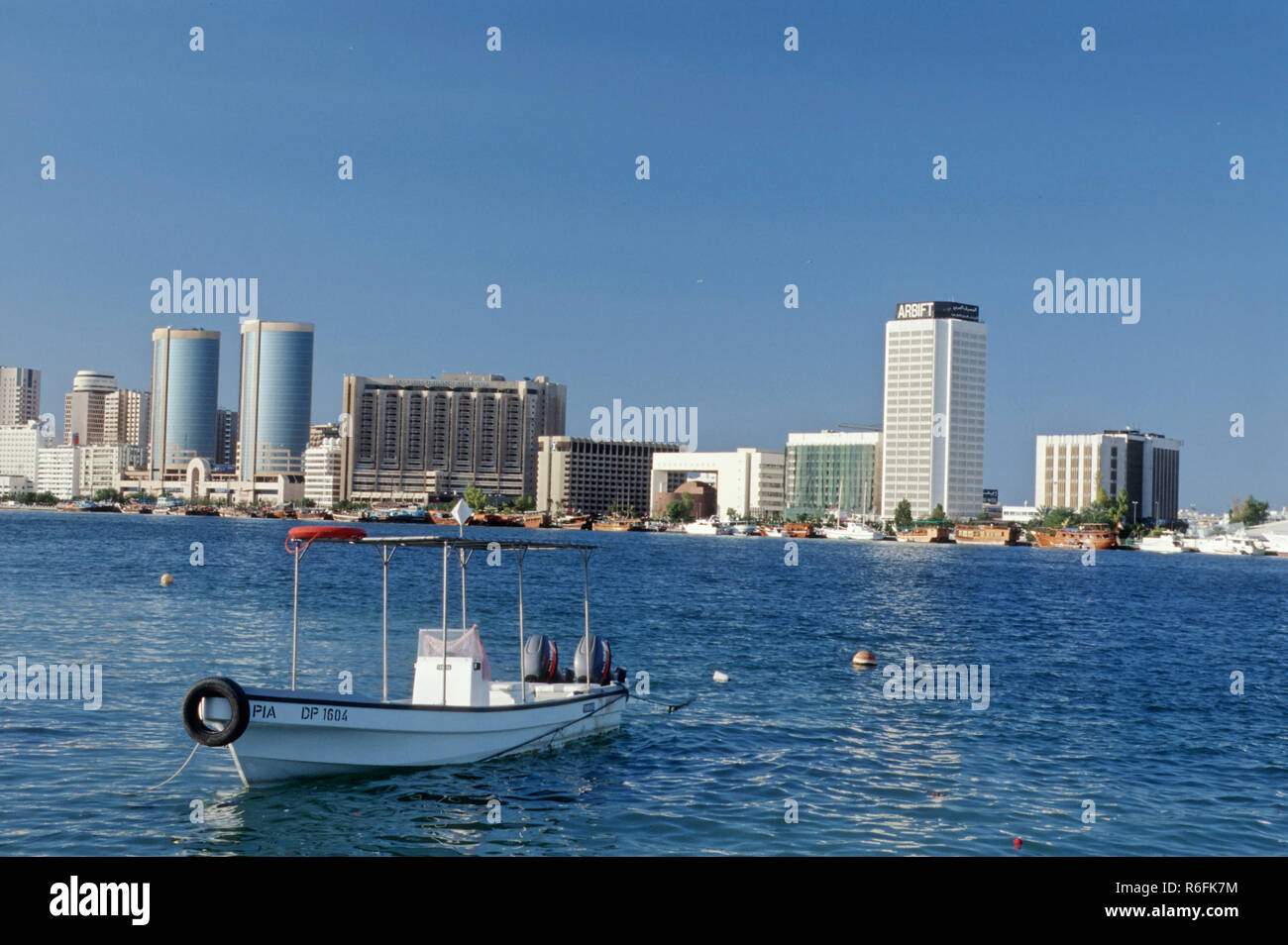 Vue de la ville de Dubaï, Émirats Arabes Unis Banque D'Images
