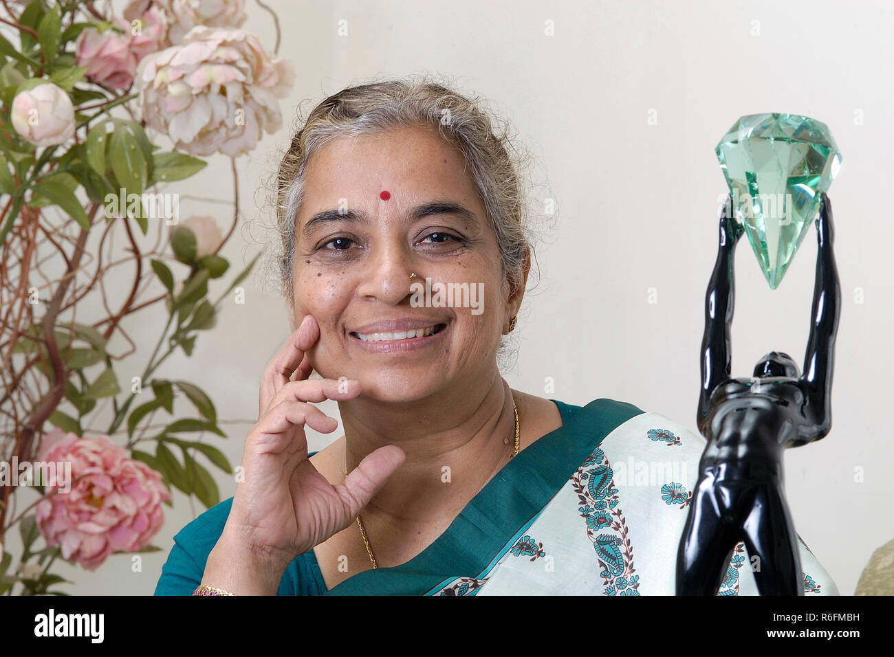 Le Dr Geeta Bhardwaj lauréat du Prix International pour la qualité - AUTORISATION MODÈLE NON DISPONIBLE Banque D'Images