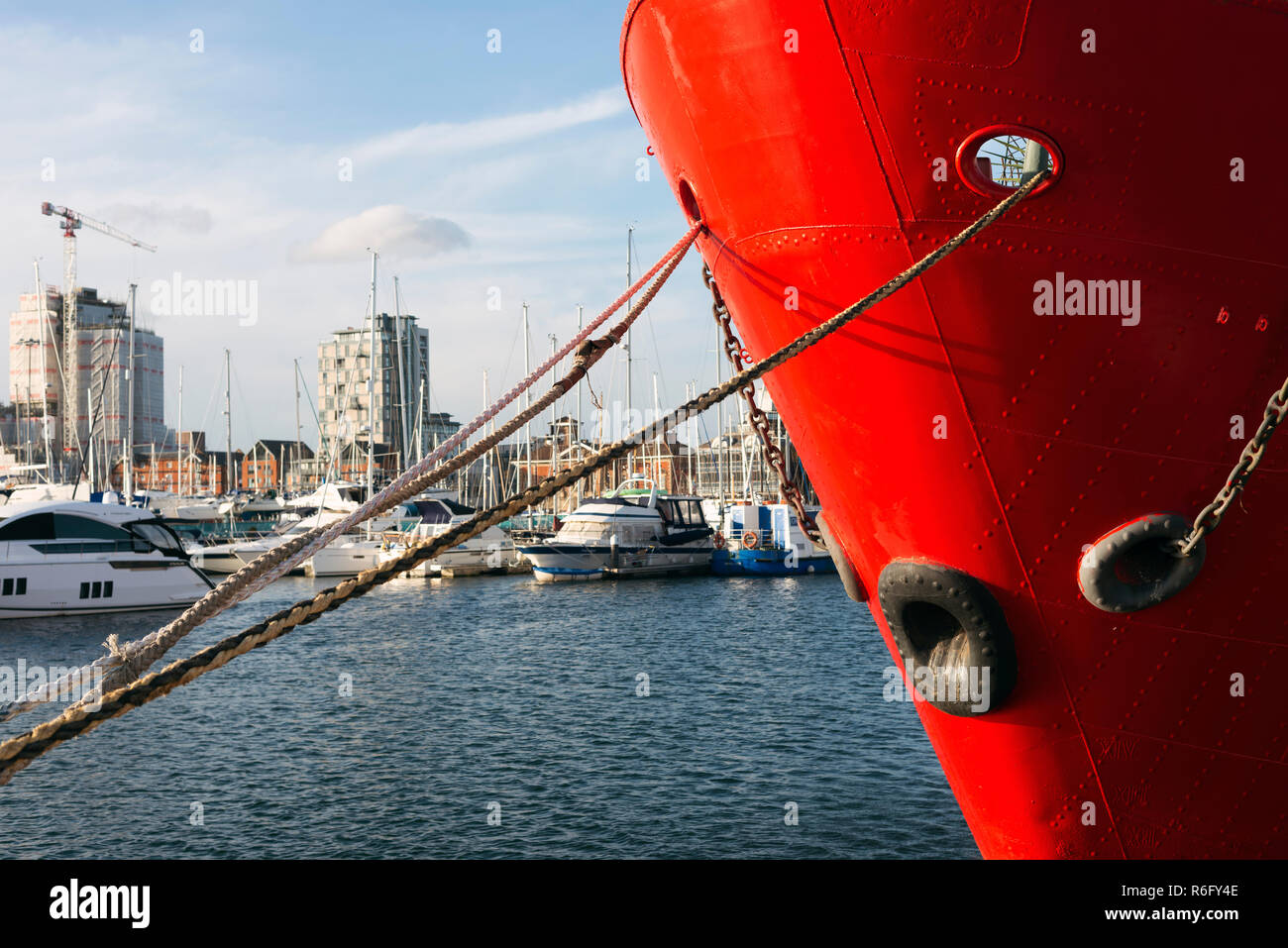 Waterfront, Ipswich, Suffolk, UK. Banque D'Images