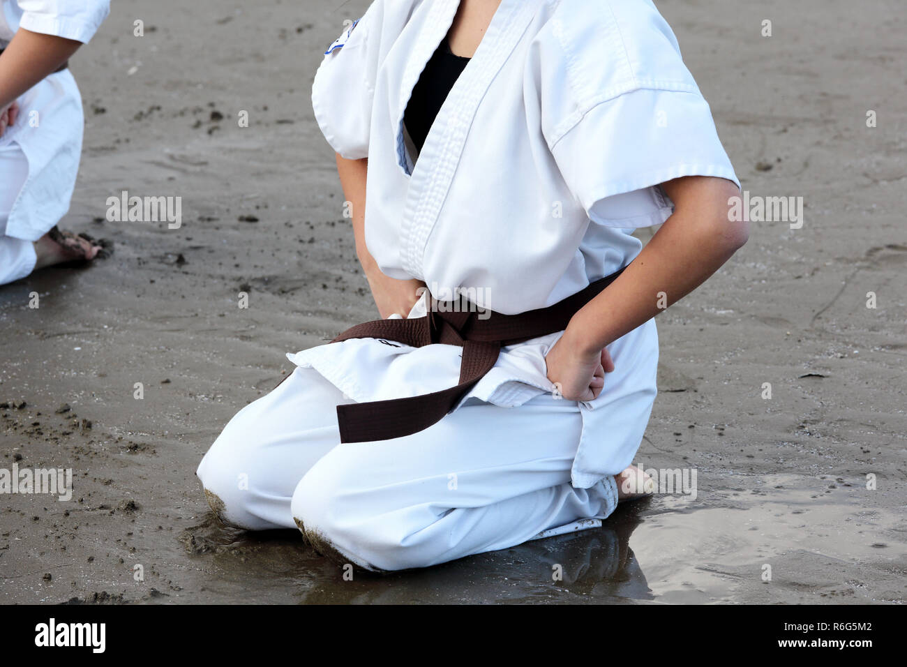 Japanese karate girls training karate Banque de photographies et d'images à  haute résolution - Alamy