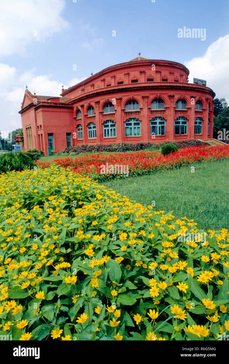 Sescadri Iyer Memorial Library, public Library, Cubbon Park, Sri Chamarajendra Park, Bangalore, Bengaluru, Karnataka, Inde, Asie Banque D'Images