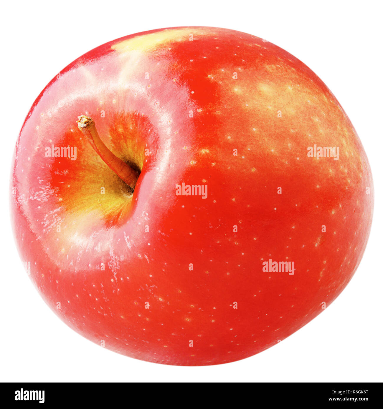 Apple frais entier isolated on white Banque D'Images