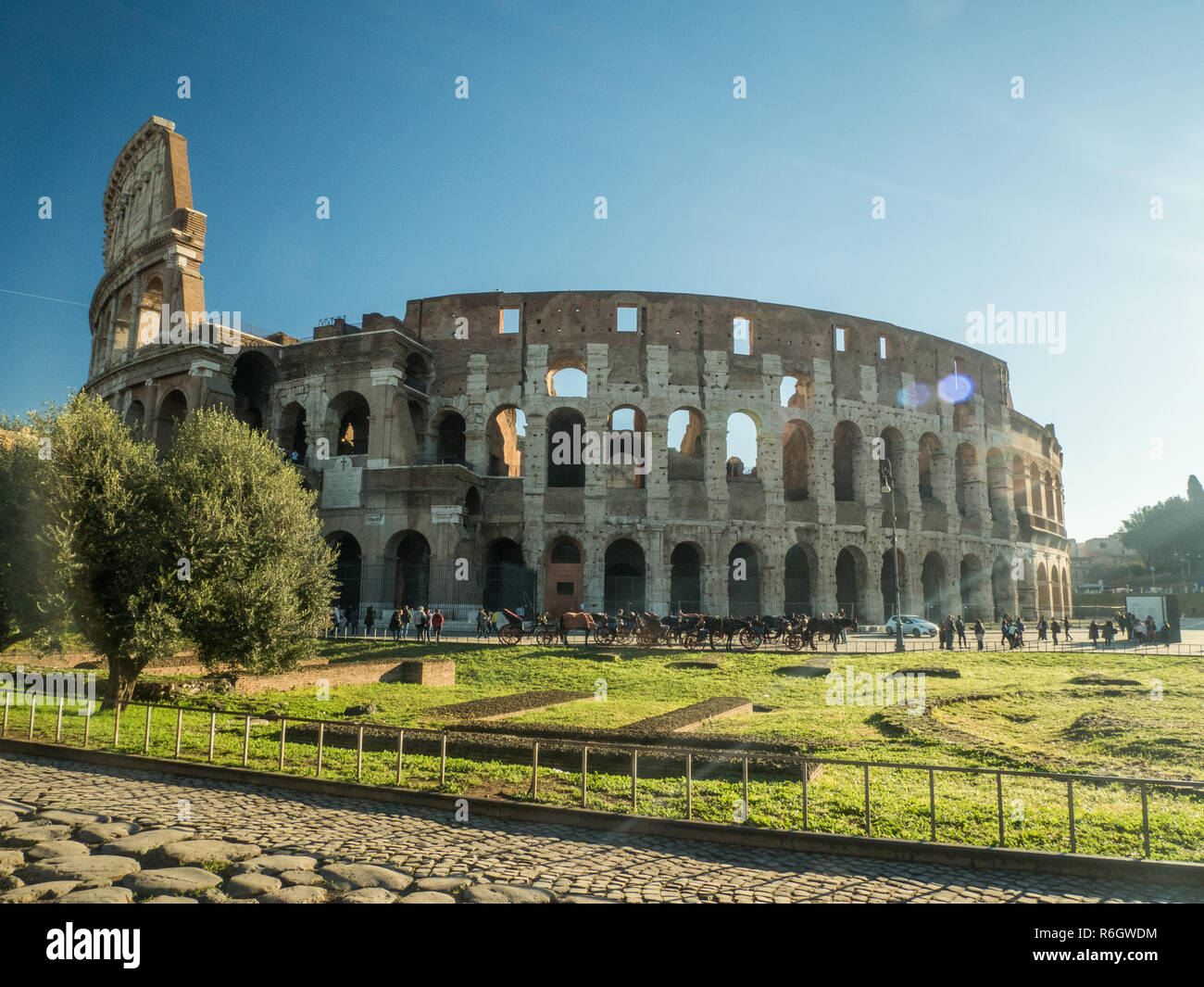 Le Colisée de Rome, région du Latium, Italie Banque D'Images
