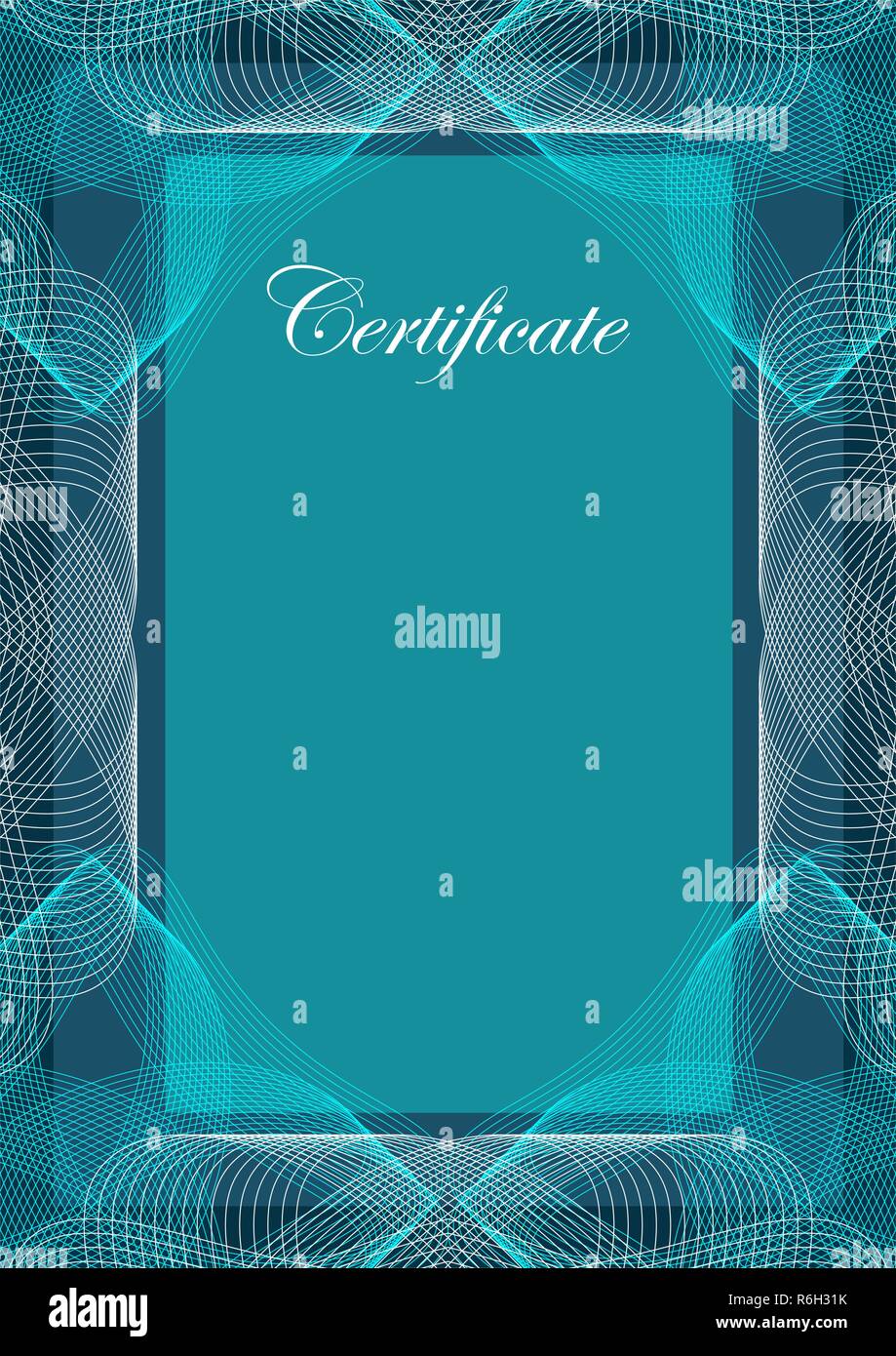Certificat, vector background, conception du modèle. Illustration de Vecteur