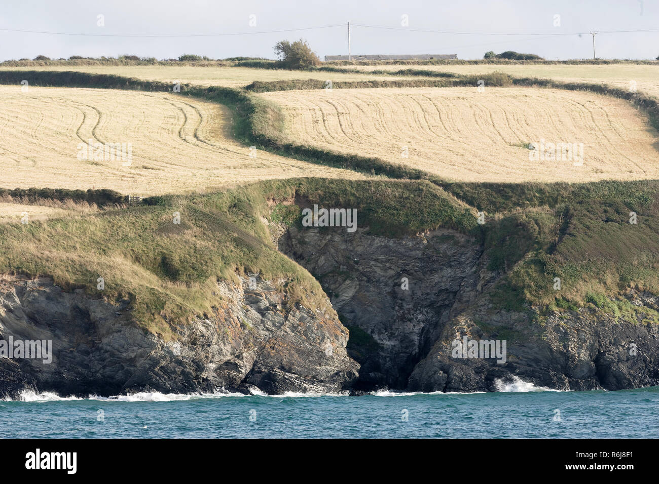 Course d'aviron de Gig, Atkinson, Trophée de l'estuaire Gannel à Newquay Harbor.UK. Banque D'Images