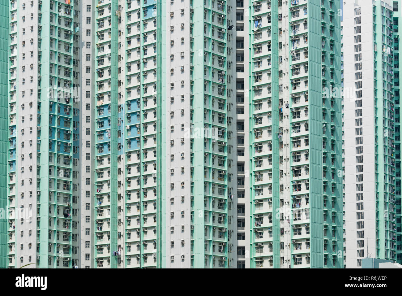 Hosuing public à Hong Kong Banque D'Images