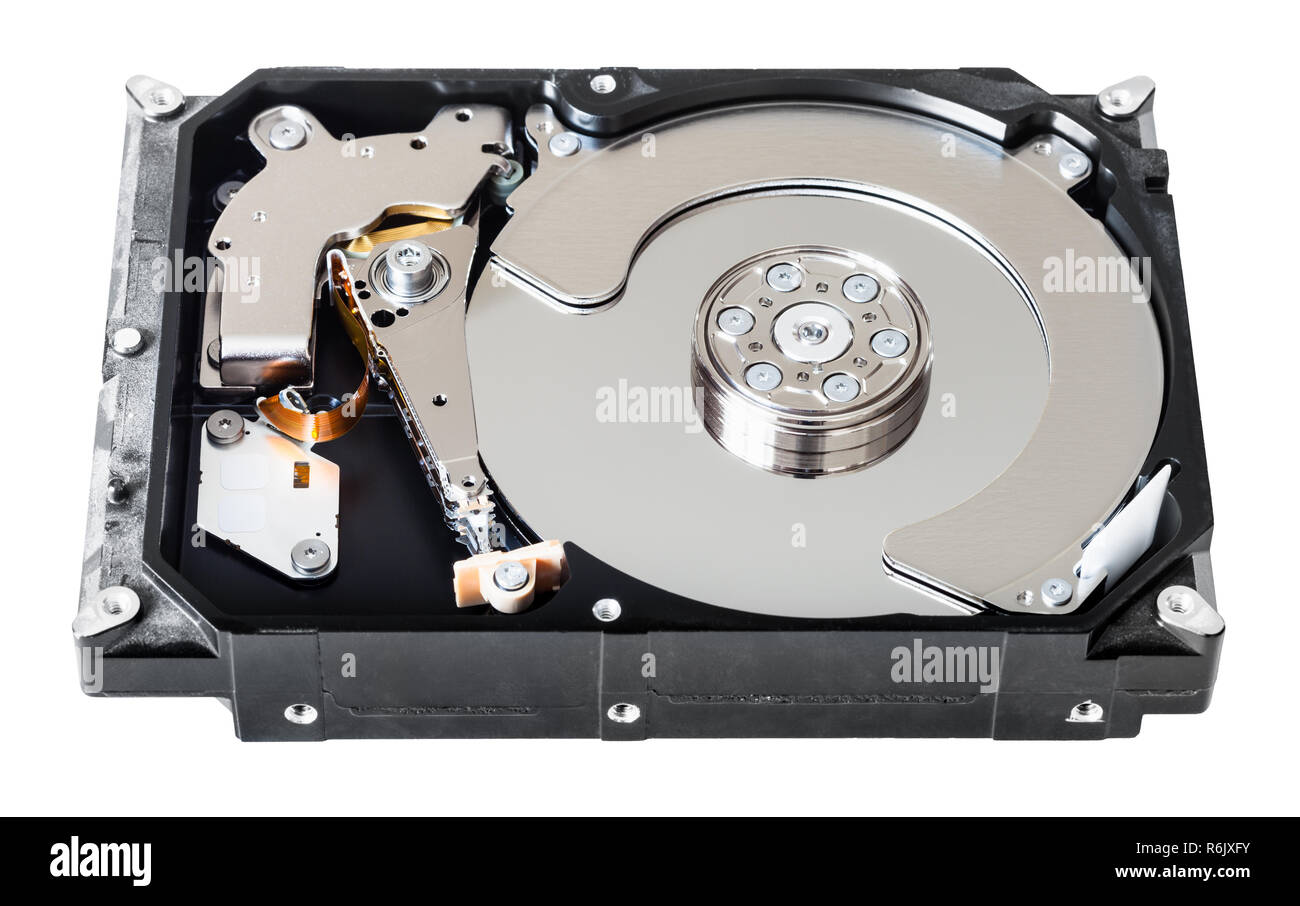 Demontage disque dur SATA interne Photo Stock - Alamy