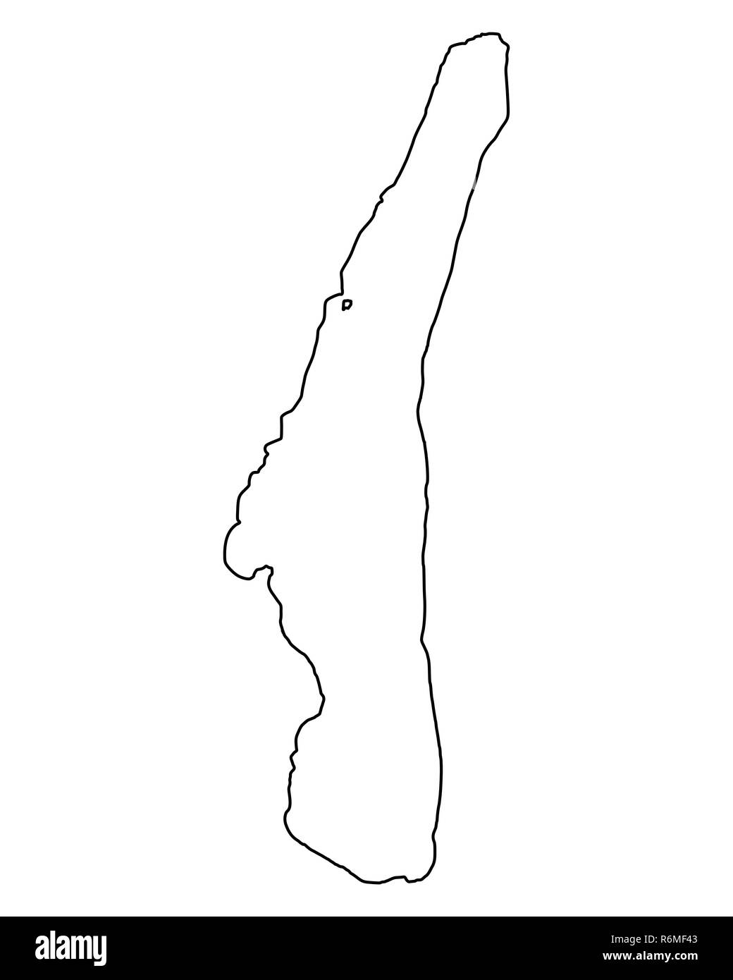 Carte du lac de Starnberg Banque D'Images