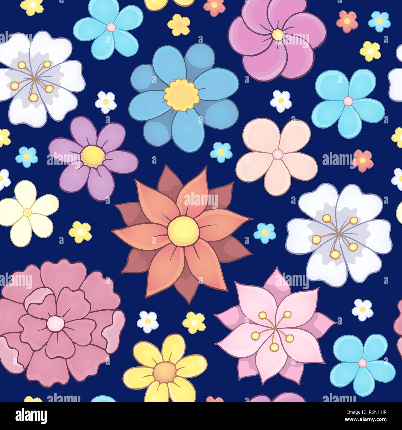 Fond fleur transparente thème 6 Banque D'Images