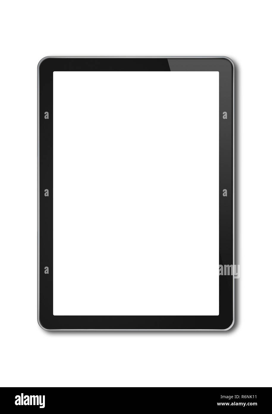 Digital tablet pc, smartphone template isolated on white Banque D'Images