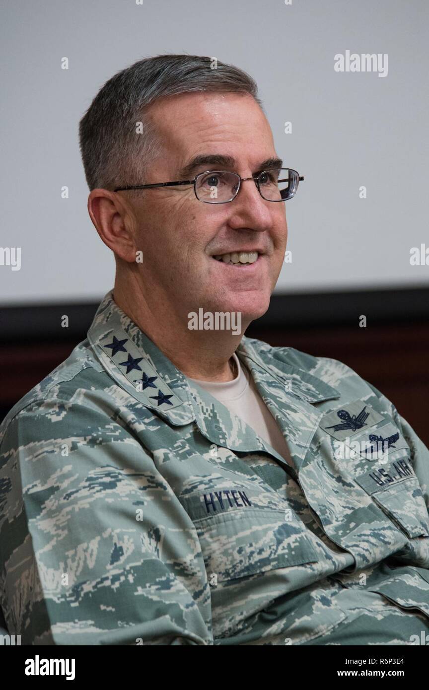 U.S. Air Force le général John Hyten, commandant du Commandement stratégique américain Banque D'Images