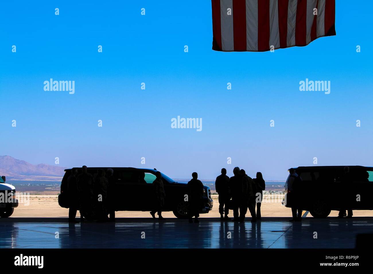 Le Général Mark Milley, 39e chef d'état-major de l'armée, arrive à Fort Huachuca pour obtenir un regard direct sur les missions et la formation ici soutenir la défense du pays. Banque D'Images