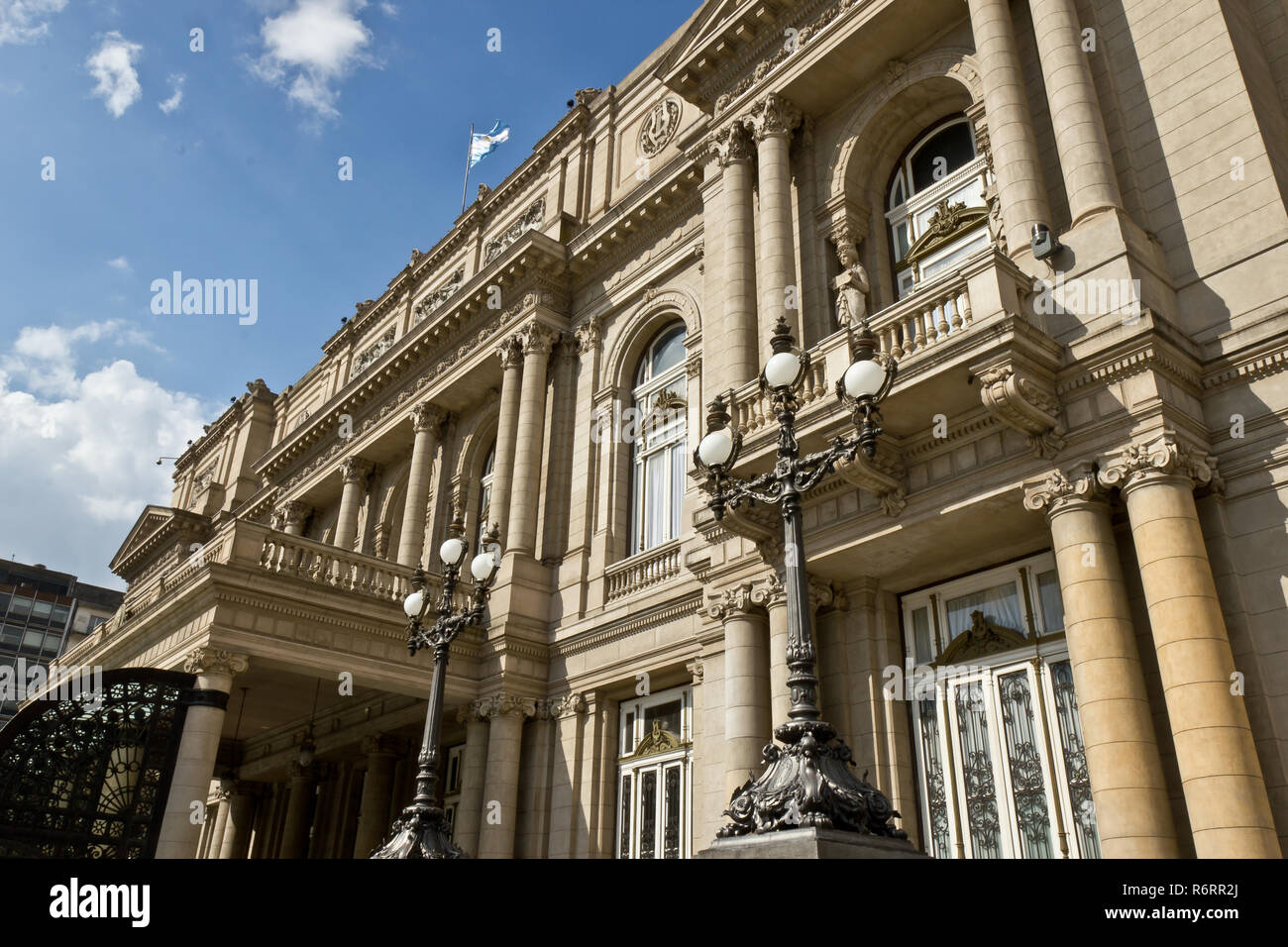 Beaux bâtiments anciens à Buenos Aires, Argentine Banque D'Images