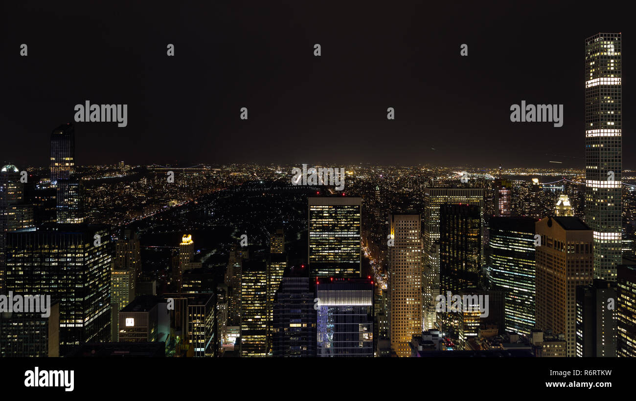 New York City Lights Banque D'Images