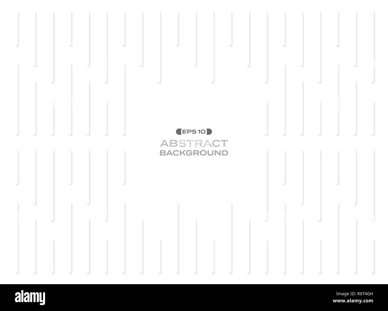 Résumé d'une simple bande verticale blanche avec motif de lignes de fond de l'ombre, vector eps10 Illustration de Vecteur