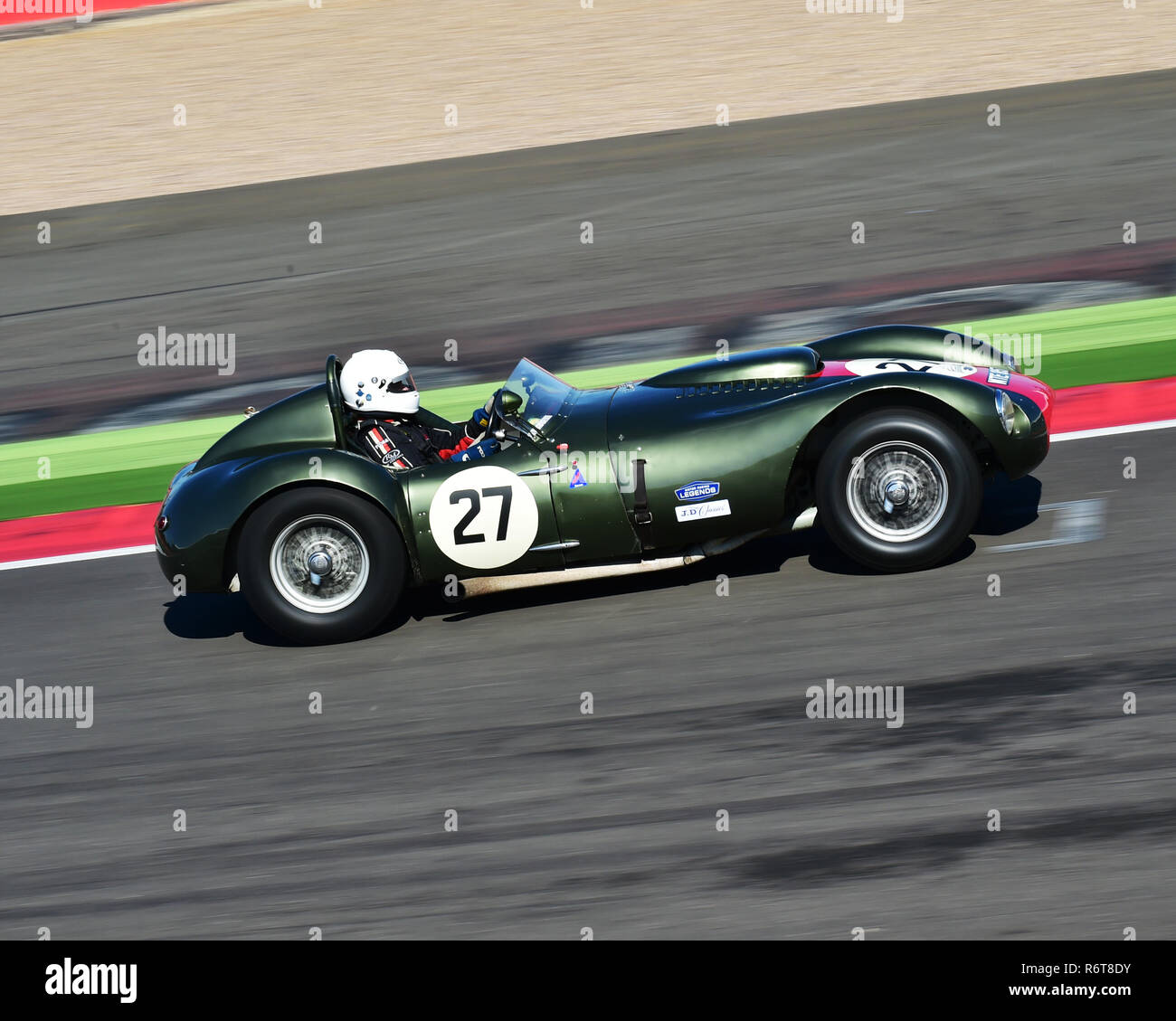 Tony Bianchi, Nick Wigley, Allard Farrallac SR Mk2, Stirling Moss Trophy, Silverstone Classic 2015, Chris McEvoy, cjm-photographie, les voitures de course classique Banque D'Images