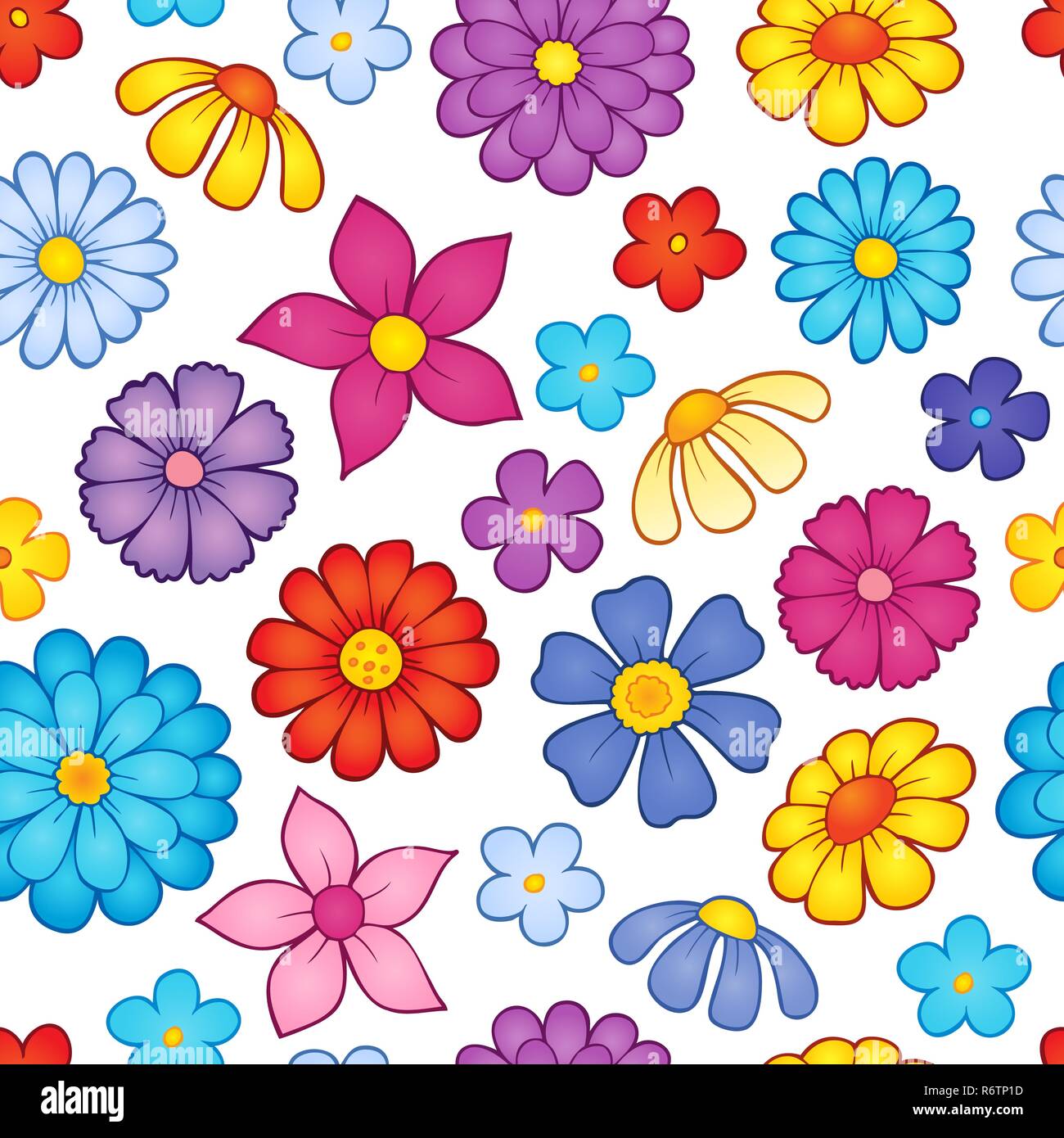 Fond fleur transparente thème 7 Banque D'Images