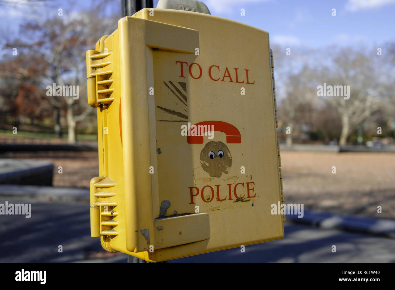Pour appeler la police Banque D'Images