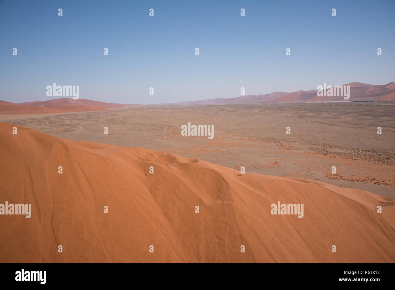Dunes rouges à Sossusvlei Banque D'Images