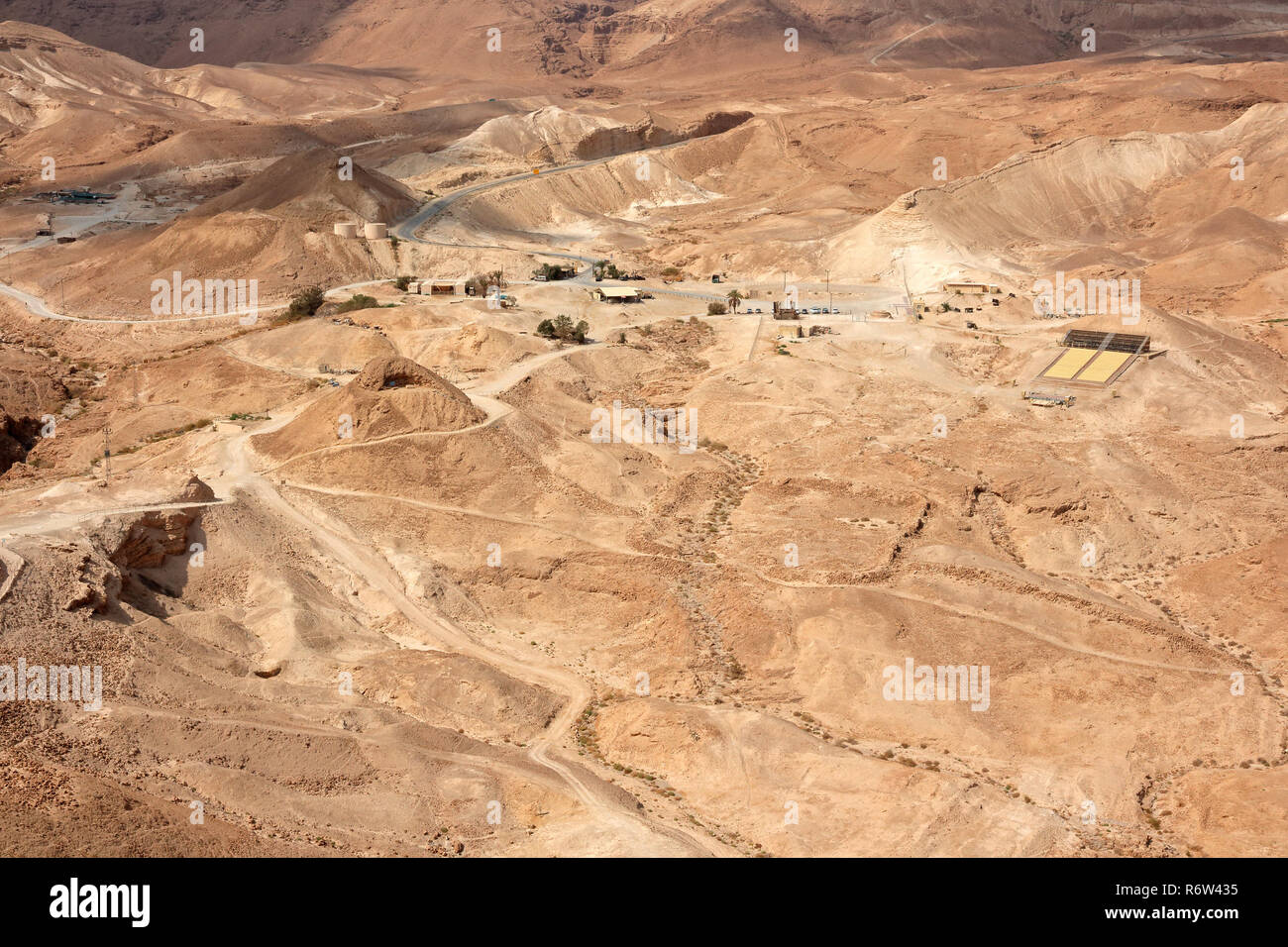 Désert de Judée à Massada - Israël Banque D'Images