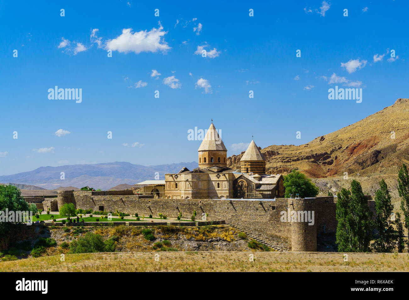 Le monastère et l'église en Iran Banque D'Images Le monastère et l'église en Iran Banque D'Images