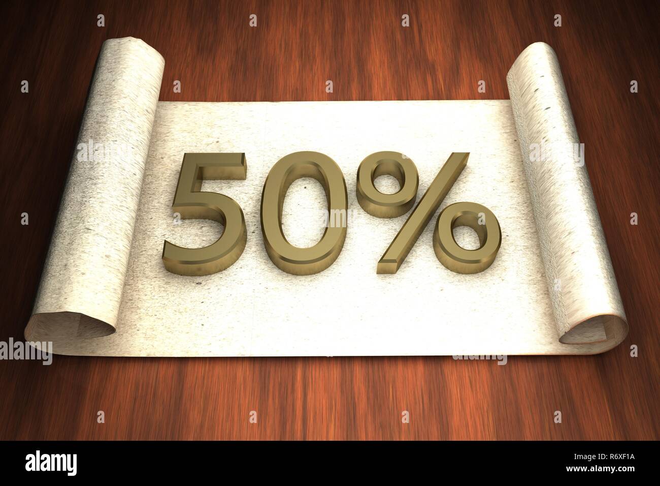 50  % Banque D'Images