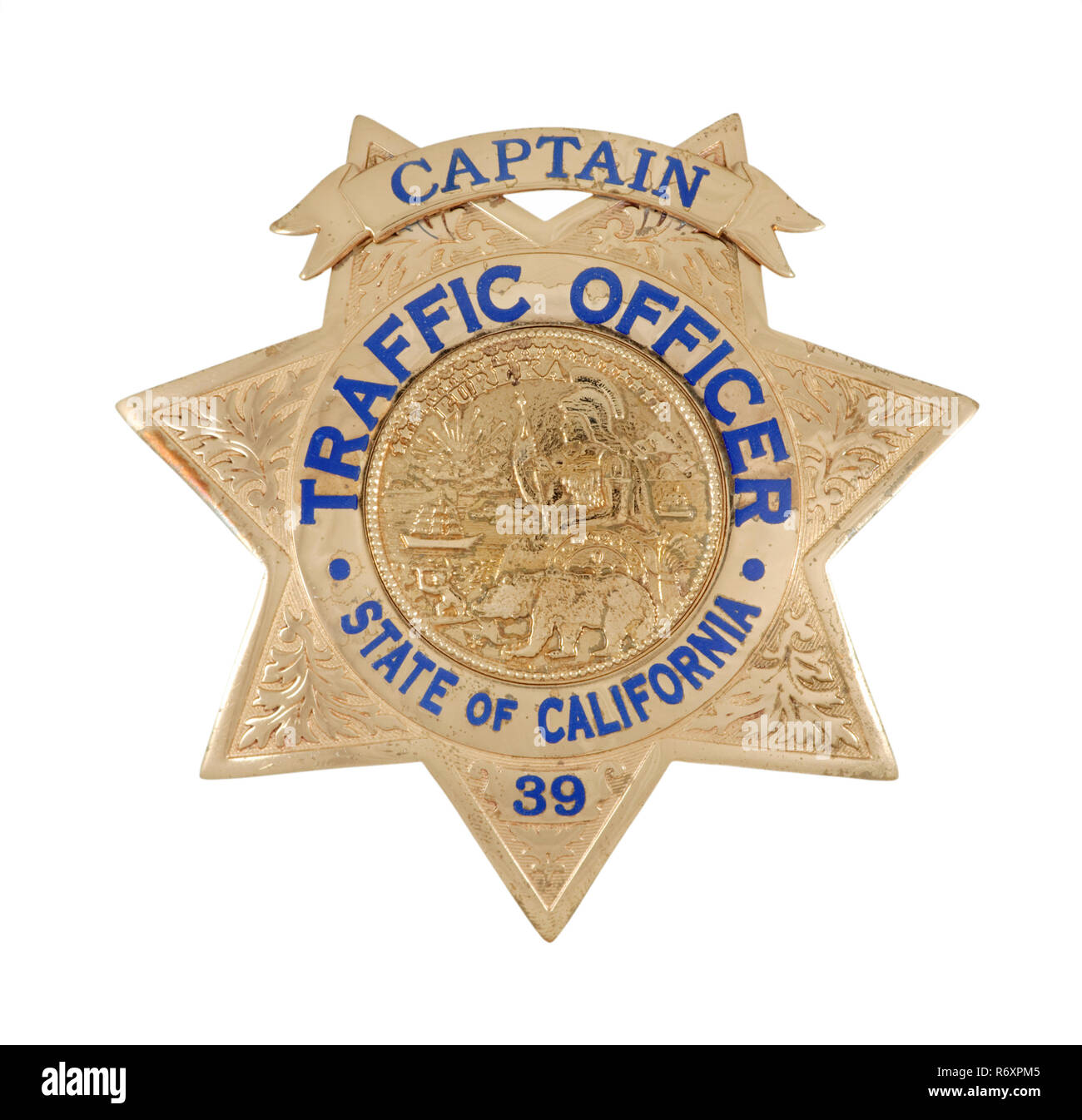 Badge de l'agent de la circulation Banque D'Images