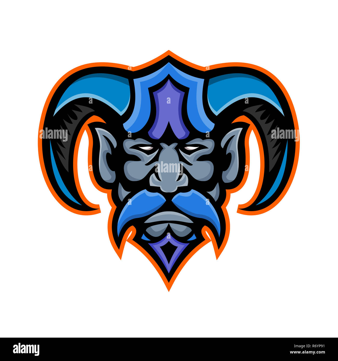 Hades Dieu Grec Head Mascot Photo Stock Alamy