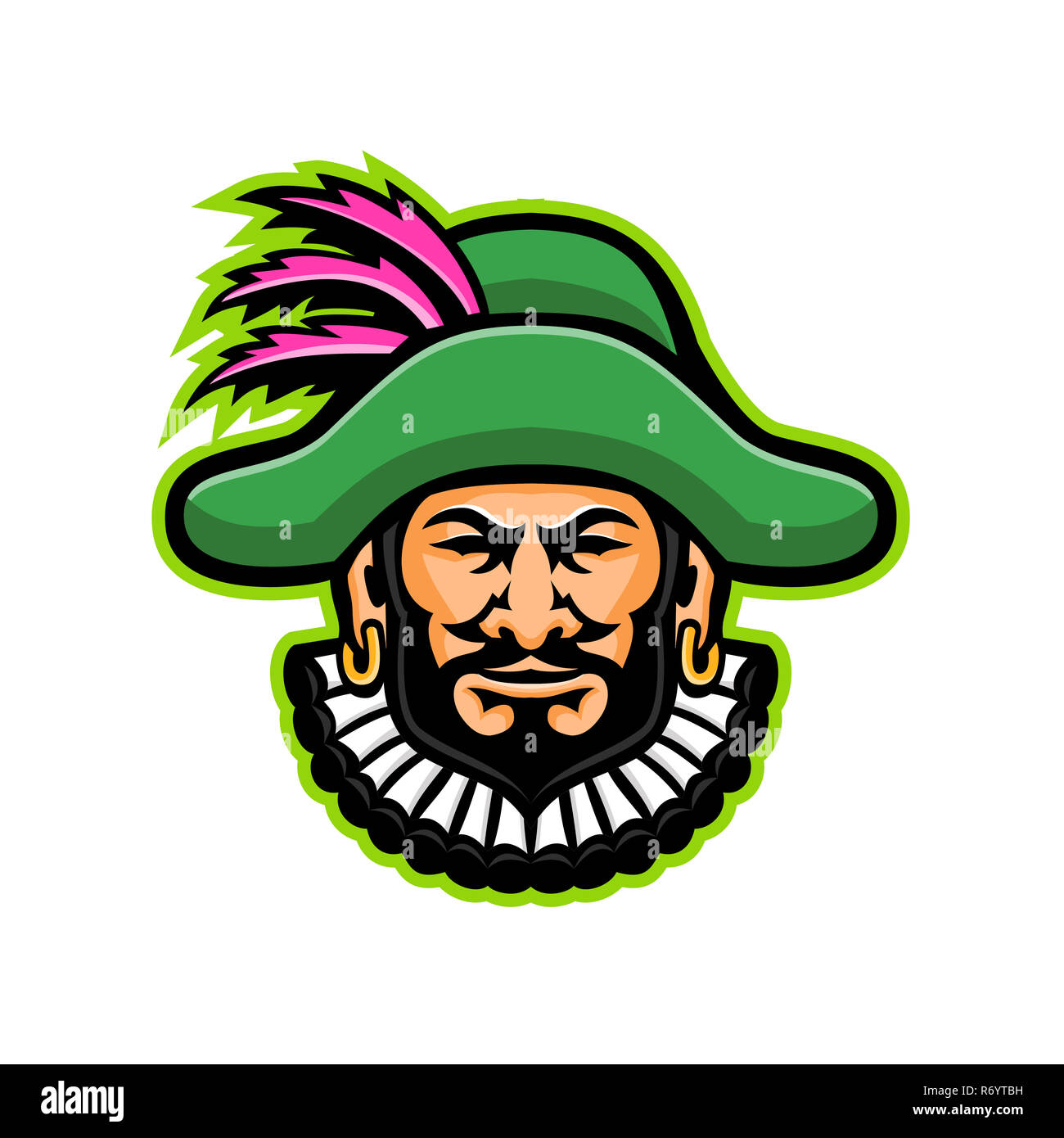 Minstrel Mascot Banque D'Images