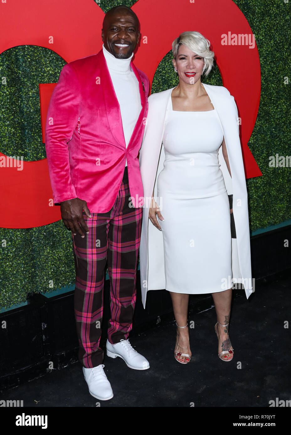 Los Angeles, États-Unis. 06 Dec, 2018. BEVERLY HILLS, LOS ANGELES, CA, USA - Décembre 06 : Terry Crews et femme Rebecca King-Crews arriver au 2018 GQ Hommes de l'Année a tenu à Benoît Estate le 6 décembre 2018 à Beverly Hills, Los Angeles, Californie, États-Unis. (Photo par Xavier Collin/Image Crédit : Agence de Presse) L'agence de presse Image/Alamy Live News Banque D'Images