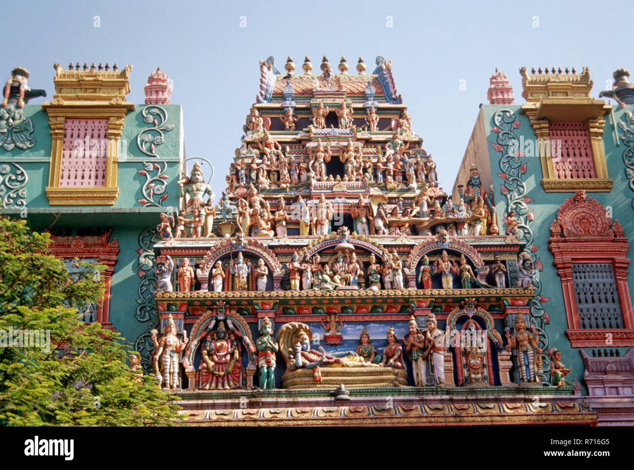 Shri Ram Mandir, Berstein , Mumbai , Bombay, Maharashtra, Inde Banque D'Images