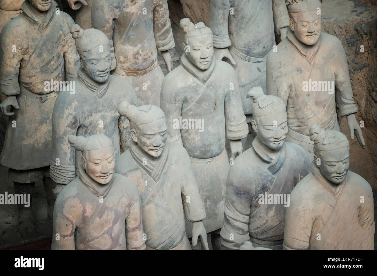 Musée de la terre cuite, mausolée du premier empereur Qin, Xian, Province du Shaanxi, Chine Banque D'Images