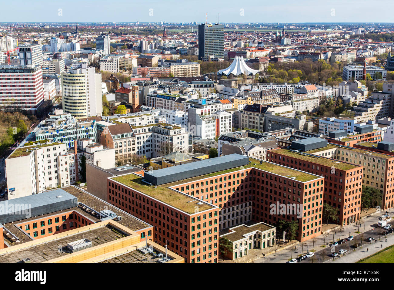 Cityscape, Berlin-Kreuzberg, Berlin, Allemagne Banque D'Images