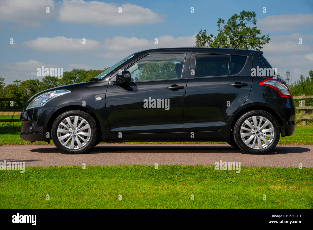 2012 Suzuki Swift Sport Black Edition voiture berline chaud japonais Banque D'Images