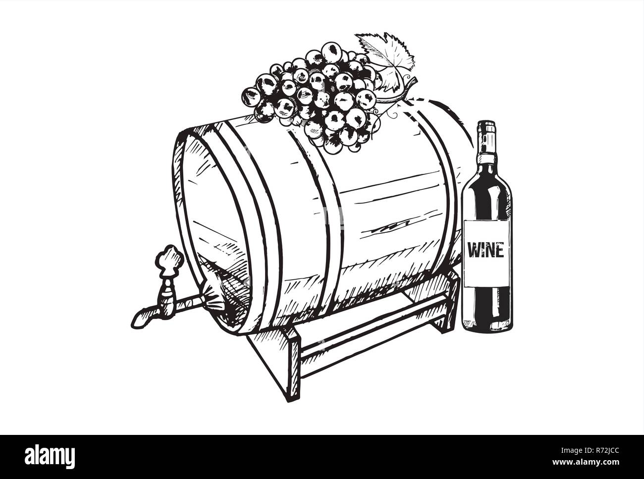 Tonneau en chêne pour vieillissement, 3 L de style rétro en bois de chêne, pour vin rouge, brandy, whisky, tonneau à whisky avec robinet, tonneau à vin en bois Tonneau en chêne pour vieillissement, 3 L de style rétro en bois de chêne, pour vin rouge, brandy, whisky, tonneau à whisky avec robinet, tonneau à vin en bois