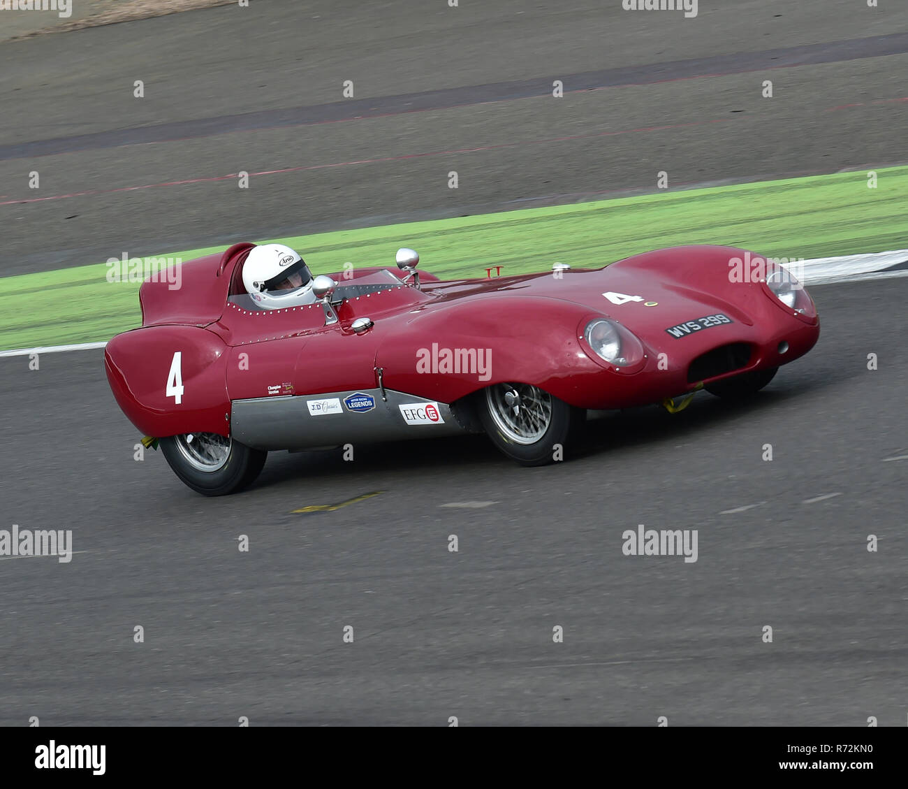 Philip Champion, Sam Stretton, Lotus XI Le Mans, Stirling Moss Trophy, 61 voitures de sport, Silverstone Classic 2016, 60 voitures, Chris McEvoy, cjm-phot Banque D'Images