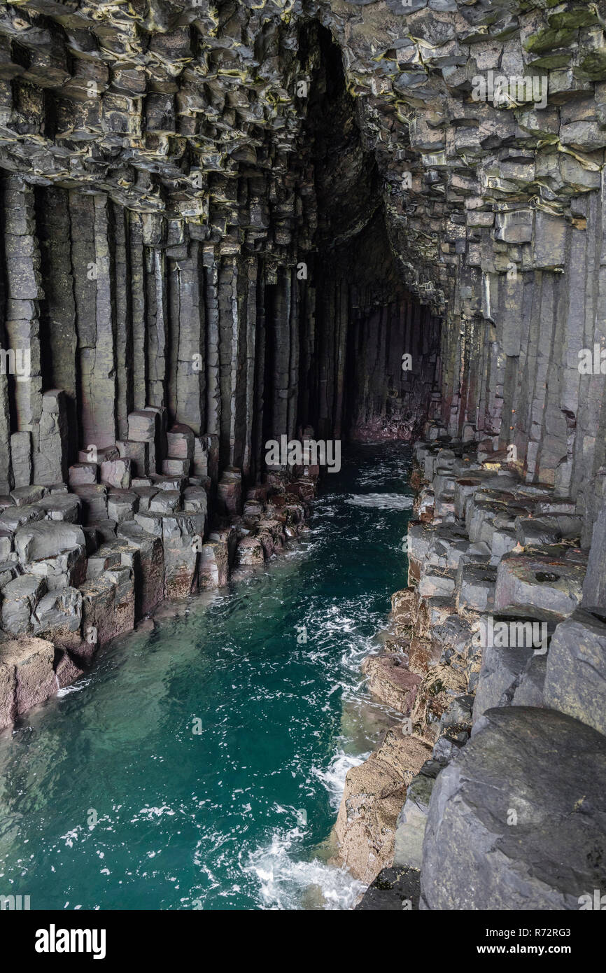 Staffa, Hébrides intérieures, England, GB L'Ecosse Banque D'Images